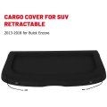 Retractable Cargo Cover For Buick Encore 2013 To 2016 Waterproof Trunk Shade Privacy And Security Tool Free Installation Carbon