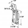 Prime-line N 7237 Mirrored Door Roller Spring-loaded 7 8 In 2 Pack