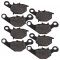 Niche Brake Pad Set For Suzuki Rm85 Rm85l Rm80 Drz125l Drz125 Kawasaki Klx125l Front Semi-metallic 4 Pack