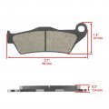 For Rear Brake Pads Ktm 950 Super Enduro 990 Adventure 2006-2013 50313030200 Mod-ztf1-18292