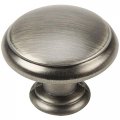 Cosmas 50 Pack 5422as Antique Silver Cabinet Hardware Mushroom Knob 1-3 16 Diameter 