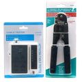 Network Cable Tester With Rj-45 Crimping Tool 