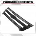 Hecasa Front Grille Inserts Compatible With 2011-2015 Ford Explorer Overlay Trim Covers Grill Snap On Black Replacement For