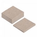 Felt Furniture Pads Self Adhesive Square Anti Scratch Floor Protectors For Legs Hardwood 1 5 Inch X Beige 16pcs 