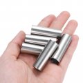 Uxcell 10pcs Stainless Steel Spacer 3 8 Bore X 1 2 Od 1-1 Length Screw Standoff Bushing Plain Finish Round Metal For Screws