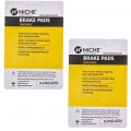 Niche Brake Pad Set For Husaberg Husqvarna Fe350 Tc250 Tc125 54813090300 54813990200 Rear Organic 2 Pack