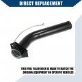 Hihaha 15712144 Rear Fuel Tank Filler Neck For Chevy C1500 1988-1998 Gmc K1500 Pickup Fuel Hose Durable 1 Pcs Black