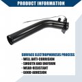 Hihaha 15712144 Rear Fuel Tank Filler Neck For Chevy C1500 1988-1998 Gmc K1500 Pickup Fuel Hose Durable 1 Pcs Black