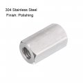 Uxcell M5 X 0 8-pitch 15mm Length 304 Stainless Steel Metric Hex Coupling Nut 5-pack