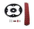 Fits Honda Trx250r 250r 520-96 Red O Ring Chain Sprocket Black 14 38 