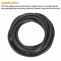 Uxcell Foam Rubber Weather Seal Strip 14mm 0 55 Diameter X 4 Meters 13 12ft Long Round Epdm Solid For Reduce Noise Shock