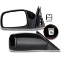 Ocpty Black Left Side And Right Mirrors Fit For 2014-2016 Chevy Impala Limited Smooth Mirror Glass Non-folding Non-heated