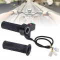 Vgeby Throttle Grip 1 Pair 3 Speed Control Handle Grips Bicycle Antia Slip Compatible For Electric Bikes Bicycle Modification
