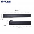 G-plus Rocker Panel Guard Sill Trim Compatible With Chevy Silverado Fit Gmc Sierra Extended Cab 1999-2006 Protector Cover Black