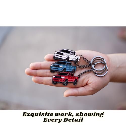 Rad Carz For Tacoma Keychain Multiple Colors Red