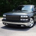 Badgeless Fence Style Front Bumper Grille Compatible With Silverado 1500 2500 Ld Suburban Tahoe 99-06