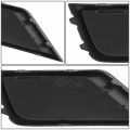 No Sensor Hole Vw1039158 Front Upper Grille Compatible With Vw Tiguan 2018-2021 Passenger Right Side Smooth Black