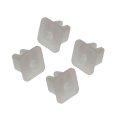 Multi Purpose Nylon Retainers White 4 Pieces For 149105000 0 6 In Fastener Head Diameter 0 11 Hole Size 12 Mm 