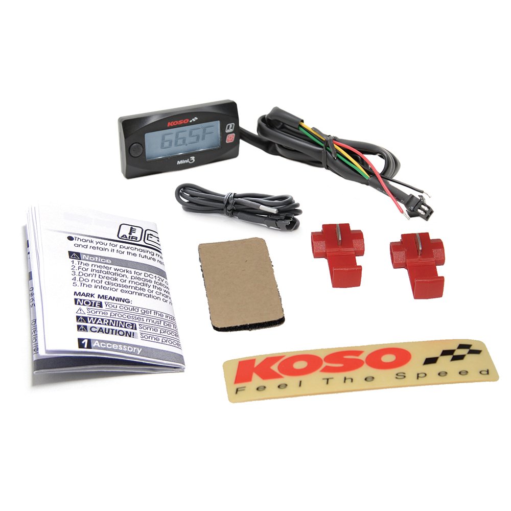 Koso Ba003270 Mini 3 Ambient Air Temperature Meter