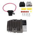 Fh020aa Motorcycle Regulator Rectifier Kit Upgraded Version Charging System Upgrade For All Black Aluminum Material 