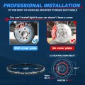 Mictuning 15 5inch V1 Rgbw Led Wheel Ring Lights Kit With App Control Pure Colors Neon Rim Turn Signal And Braking Function