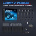 Mictuning 15 5inch V1 Rgbw Led Wheel Ring Lights Kit With App Control Pure Colors Neon Rim Turn Signal And Braking Function