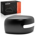 Driver Side Rearview Mirror Cover Cap For Jeep Bu Series Renegade 2015 2016 2017 2018 Primed Black With Turn Signal Hole