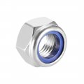 Uxcell M20 X 2 5mm Nylon Insert Hex Lock Nuts 304 Stainless Steel Plain Finish Pack Of 1