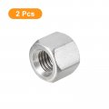 Uxcell M12 X 1 75-pitch 15mm Length Coupling Nuts 2pcs 304 Stainless Steel Metric Hex Rod
