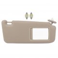 Ocpty Right Passenger Side Beige Sun Visor With Sunroof Fit For 2009 2010 2011 2012 2013 2014 2015 2016 Toyota Venza