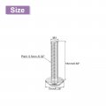 Uxcell M3x16mm Flat Round Head Phillips Screws 100pcs 304 Stainless Steel Drive Machine Full Thread Bright Finish Furniture
