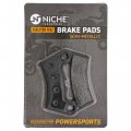 Niche Semi-metallic Brake Pad Set For Polaris Ranger Xp Outlaw Rzr 525 570 800 900 1000