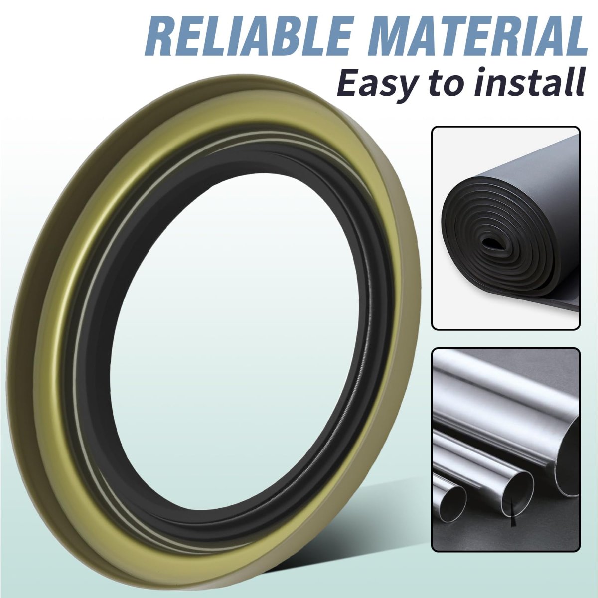 2pcs 90316-69001 Front Wheel Hub Oil Seal Replacement For Toyota 4runner 1996-2002 Sequoia 2001-2007 Replaces 90316-69000