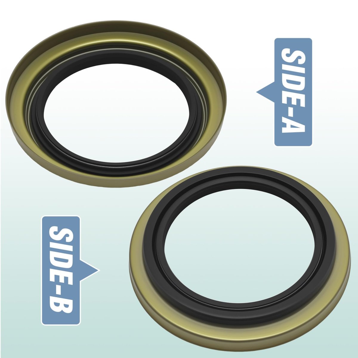 2pcs 90316-69001 Front Wheel Hub Oil Seal Replacement For Toyota 4runner 1996-2002 Sequoia 2001-2007 Replaces 90316-69000