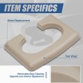 Auto Dynasty Front Center Console Cup Holder Trim Pad Compatible With Ford F-150 40 20 Bench Seats 04-14 Tan Vinyl