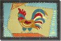 Mr Doodle-do By Ramona Jan Rooster Chicken Ceramic Tile Mural 18 X 12 Kitchen Shower Backsplash 