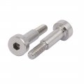 Uxcell 10pcs 304 Stainless Steel Hex Socket Shoulder Bolt 5mm Dia 12mm Length M4 Thread