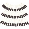 Woodstock D3247 Foam Brush Set With Wood Handles 50-piece