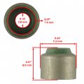 Caltric Valve Stem Seal Compatible With Yamaha Waverunner Vx Sport 2007 2008 2009 2010 2011 2012 2013 2014