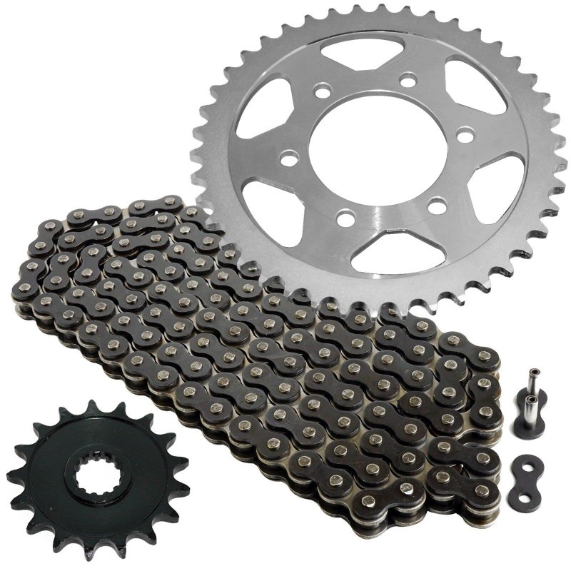 For Black Drive Chain And Sprocket Kit Kawasaki Ninja Zx-10r Zx1000 2008-10 Mod-ztf1-4790