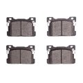 Front Brake Pads For Genesis G90 2017 2018 2019 Ceramic Friction Material Mechanical Wear Sensor 2 72 In Height 4 11 Width 5000 