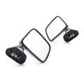 Door Mirrors For Toyota Pickup 1989 To 1995 Driver And Passenger Side Pair Manual Chrome Non Heated Replacement 8794089141 