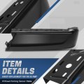 Auto Dynasty Rear Bumper End Cap For 2021 2022 2023 2024 Ford F-150 Passenger Right Side Replacement Non Park Sensor Hole