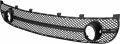 Hecasa New Black Lower Grille Fog Light Bezel Compatible With 2001-2005 Volkswagen Beetle Without Turbo S Model Replacement For