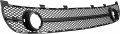 Hecasa New Black Lower Grille Fog Light Bezel Compatible With 2001-2005 Volkswagen Beetle Without Turbo S Model Replacement For