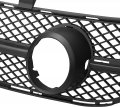Hecasa New Black Lower Grille Fog Light Bezel Compatible With 2001-2005 Volkswagen Beetle Without Turbo S Model Replacement For