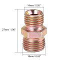 5pcs M14 X 5mm To M16 1 Car Straight Air Pipe Fitting Connector Adapter