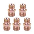 5pcs M14 X 5mm To M16 1 Car Straight Air Pipe Fitting Connector Adapter 