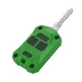 Injection Molded Key Fob Cover For Jeep Wrangler Jk 2 Door And Unlimited 4 2007 2018 Green Abs Plastic Protective Case Shell 