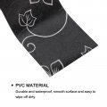 Uxcell Waterproof Peel And Stick Decorative Tape Self Adhesive 3 15 W X 16 4 L Pvc Removable For Wall Edge Black With Flowers